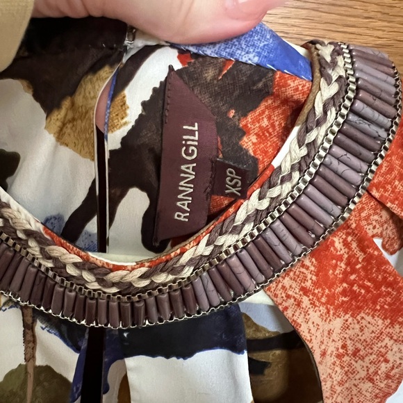 Anthropologie Ranna Gill Finola Beaded Maxi Dress - Picture 8 of 10